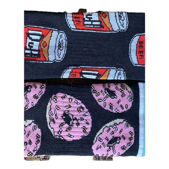 The Simpsons Homer Size 6-12 Crew Socks 1 Pair Soft Colorful Fun Collectable - Picture 5 of 9